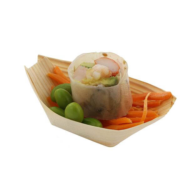 225mm Wooden Sushi Boat