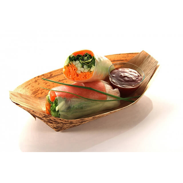 115mm Bamboo Leaf Sushi Boat