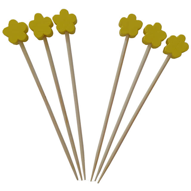 Bamboo Plum Flower Skewers