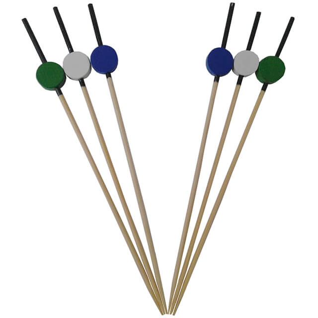 Bamboo Flat Ball Skewers