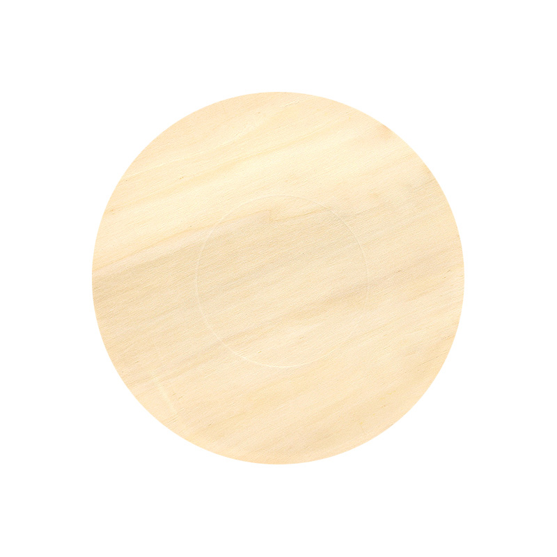Eco-friendly Disposable Biodegradable Round Wooden Plates