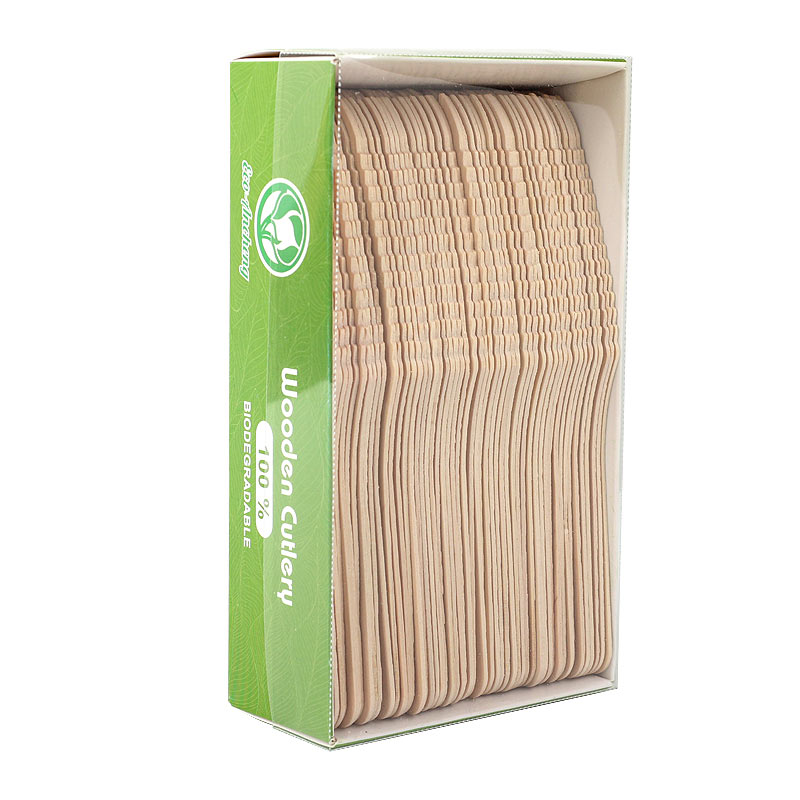 160mm Biodegradable Wooden Disposable Knife
