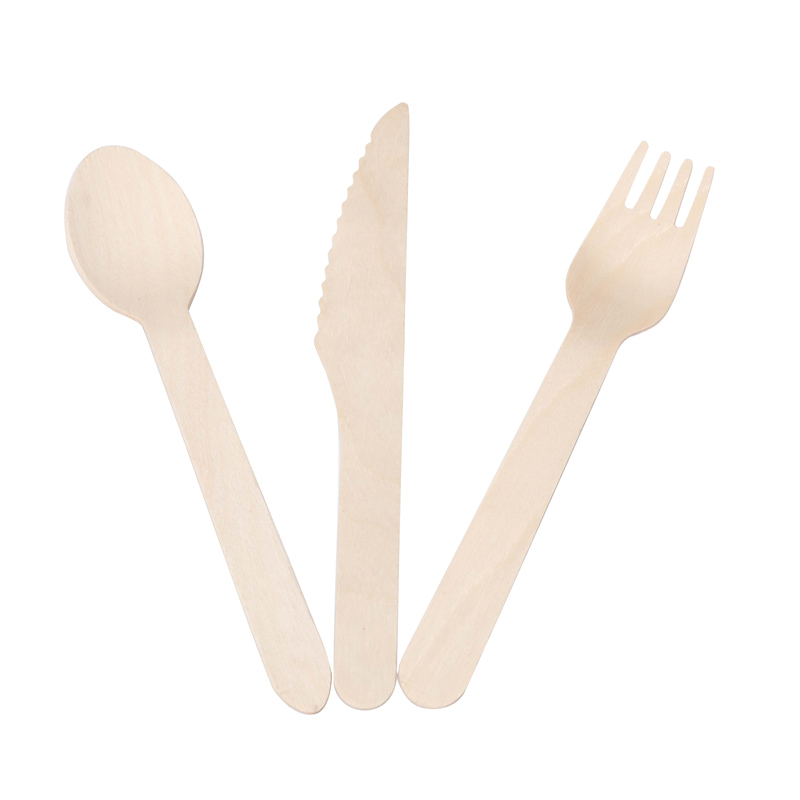 160mm Wooden Disposable Spoon