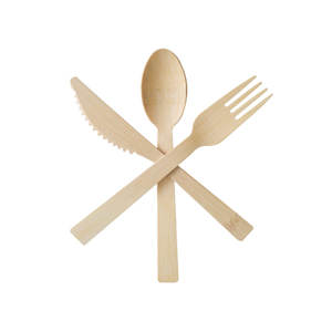 170mm Disposable Bamboo Cutlery Set