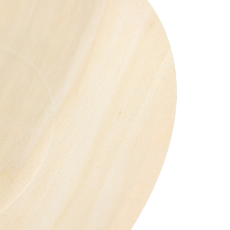 Eco-friendly Disposable Biodegradable Round Wooden Plates