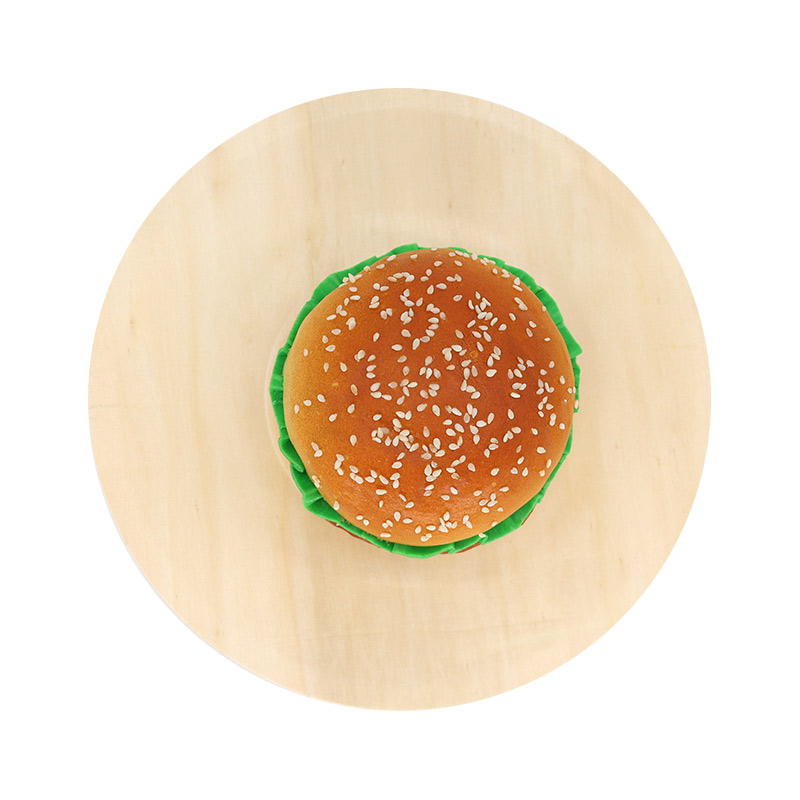 Eco-friendly Disposable Biodegradable Round Wooden Plates
